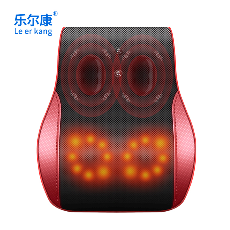 乐尔康肩颈椎按摩器颈部腰部背部多功能全身电动靠垫车载揉捏枕头神器