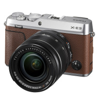 富士(FUJIFILM)X-E3 ( XF18-55MM) 微单套机 棕色 富士微单 XE3 三代传感器+Pro处理器