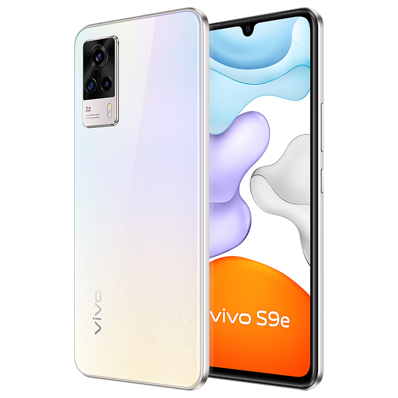 vivo S9e 5G新品 8GB+256GB 水光晶钻 5G全网通 3200万高清前摄 后置6400W超清三摄 内存融合8+3=11G运存 双模5G全网通手机