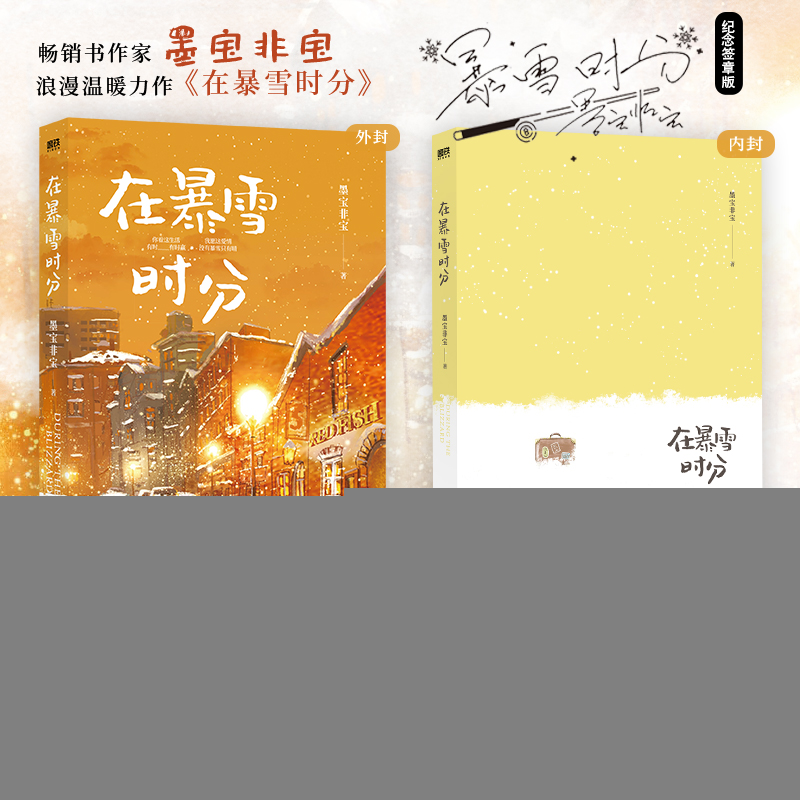 正版新书]在暴雪时分墨宝非宝 著9787559444509高清大图