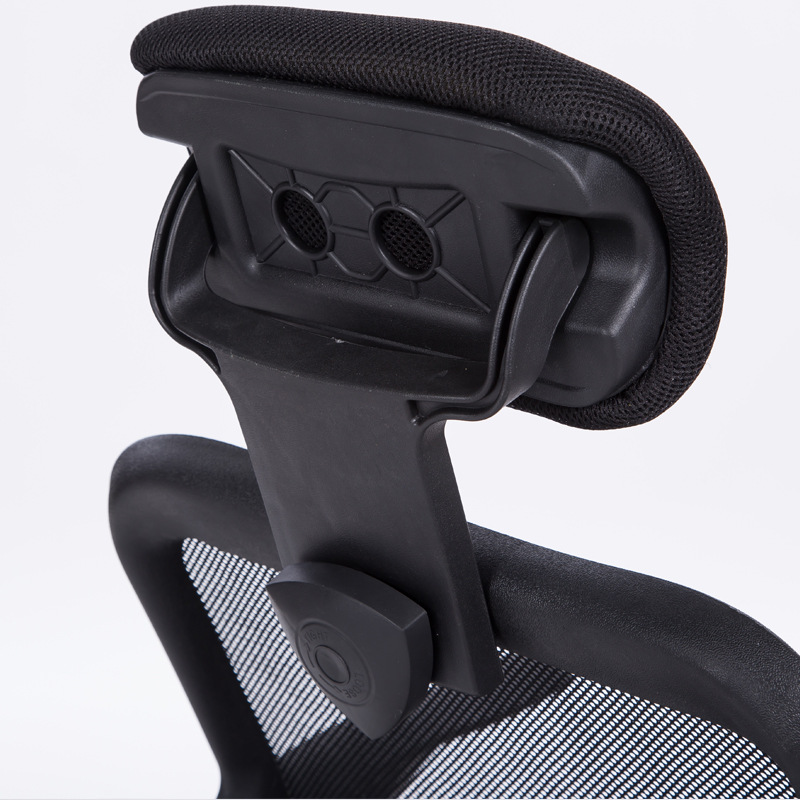 烁恒职员椅黑色把高清大图