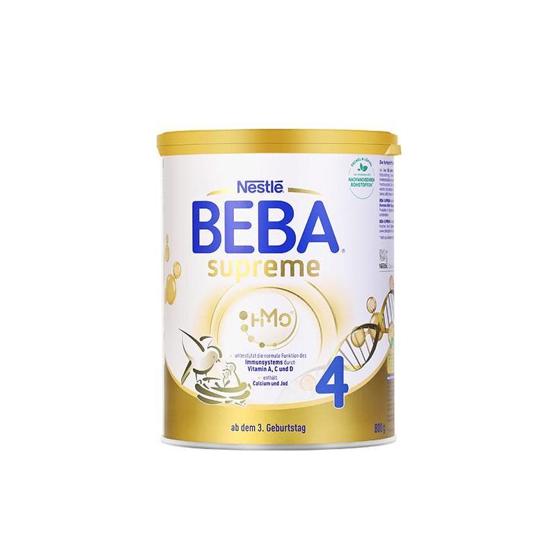 原装进口德国雀巢BEBA贝巴至尊版SUPREME 6种HMO超高端婴幼儿奶粉4段(3-7岁)800g图片