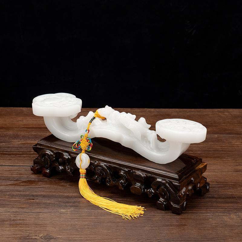 玉如意矿石助运势风水中式摆件乔迁开业传统礼品_506_929_694