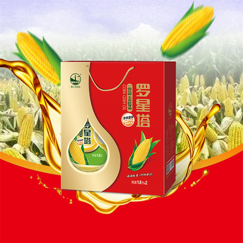 罗星塔 玉米油礼盒 1.8L*2