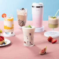 圈厨全自动煮茶养生壶煮茶器奶茶机网红家用小型办公迷你智能便携CR-MT01复古白
