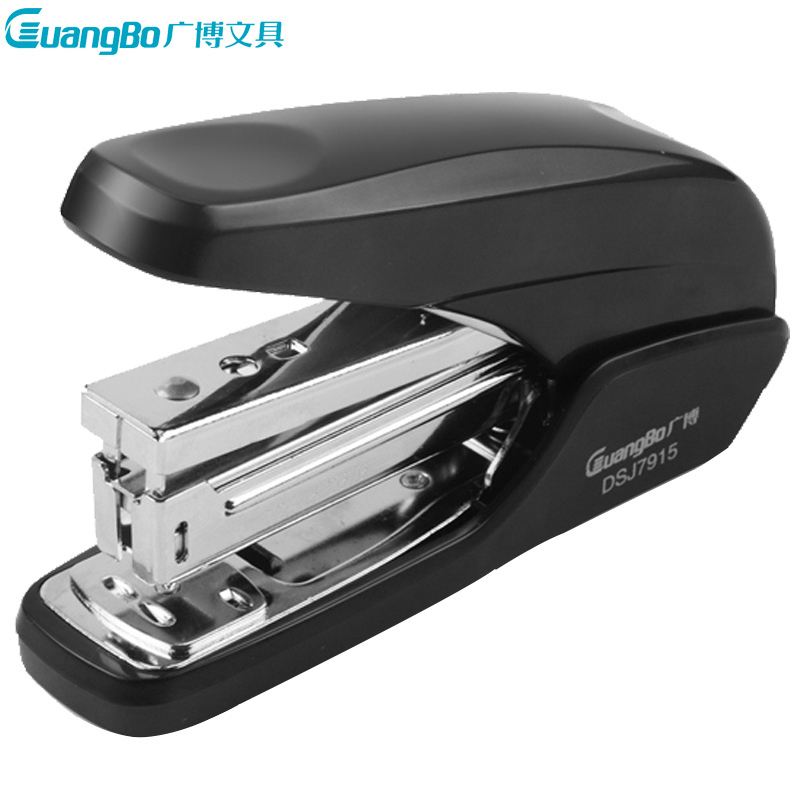 广博(GuangBo)DSJ7915 省力订书机 12号订书器 金属拉杆订书器 定书机 装订机 颜色随机