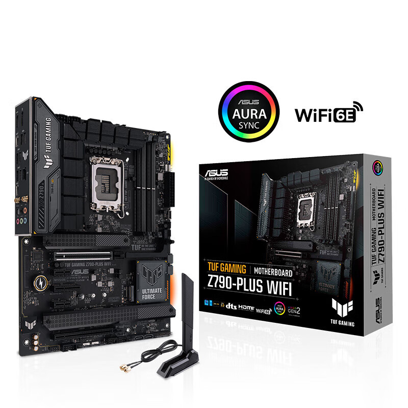 华硕(ASUS)TUF GAMING Z790-PLUS WIFI D5+英特尔i7-13700F+金士顿FURY DDR5 5200 16G 主板套装