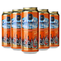 德国进口 啤酒 雪夫 (schuamhof)小麦白啤500ml*24听 整箱装