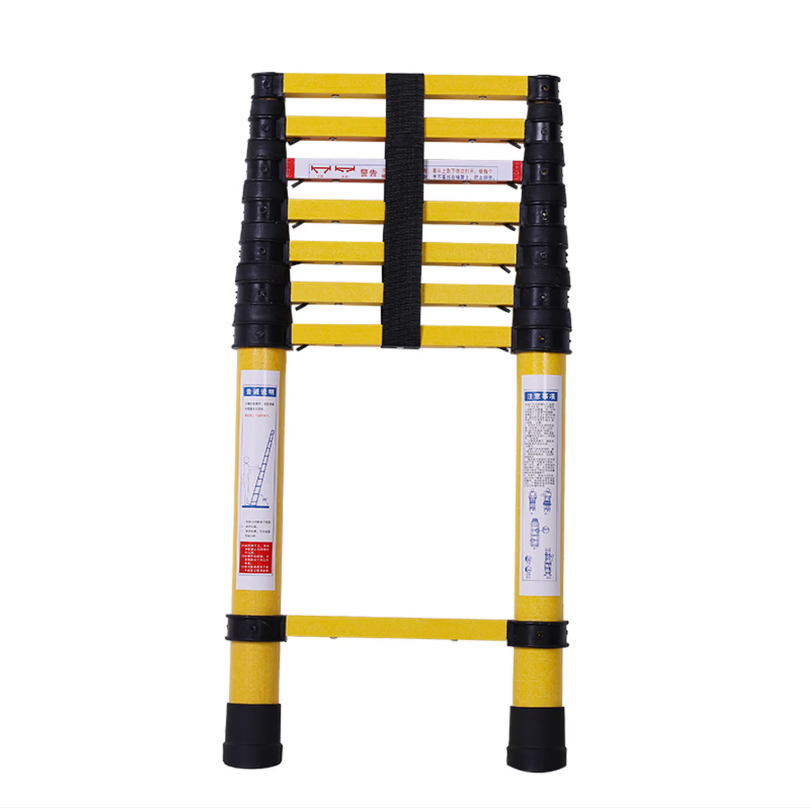 博铭达BMD-YGT-2.5米 绝缘伸缩鱼竿梯 玻璃钢绝缘梯 电工用梯 绝缘安全梯