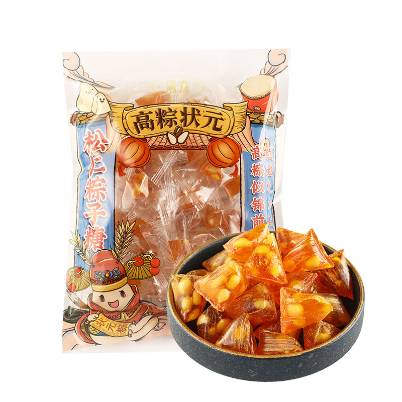 老城隍庙薄荷味清凉180g袋装高粽状元休闲零食品婚庆结婚喜糖年货高清大图