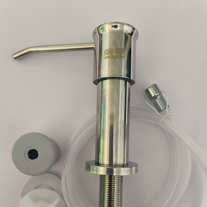 蔚珺304不锈钢水槽皂液器电镀个高清大图