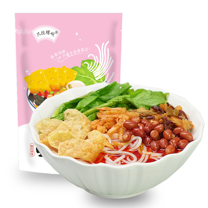 只投螺碗柳州螺蛳粉10袋原味煮食方便米粉袋装