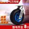 10寸8寸6寸12寸充气轮胎万向轮重型橡胶轮定向轮带刹车轮子静音轮12寸 12寸内胎