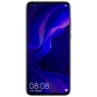 华为nova4 (VCE-AL00)8GB+128GB 后置摄像头4800万亮黑色全网通手机
