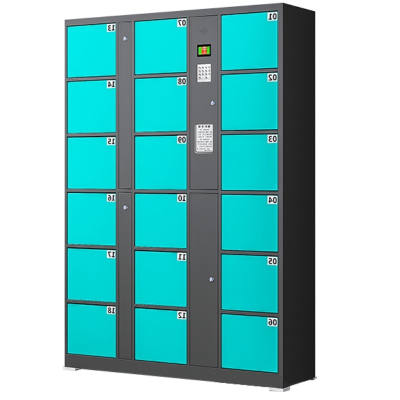 攸形自编码存包柜18门127*46*180cm台高清大图