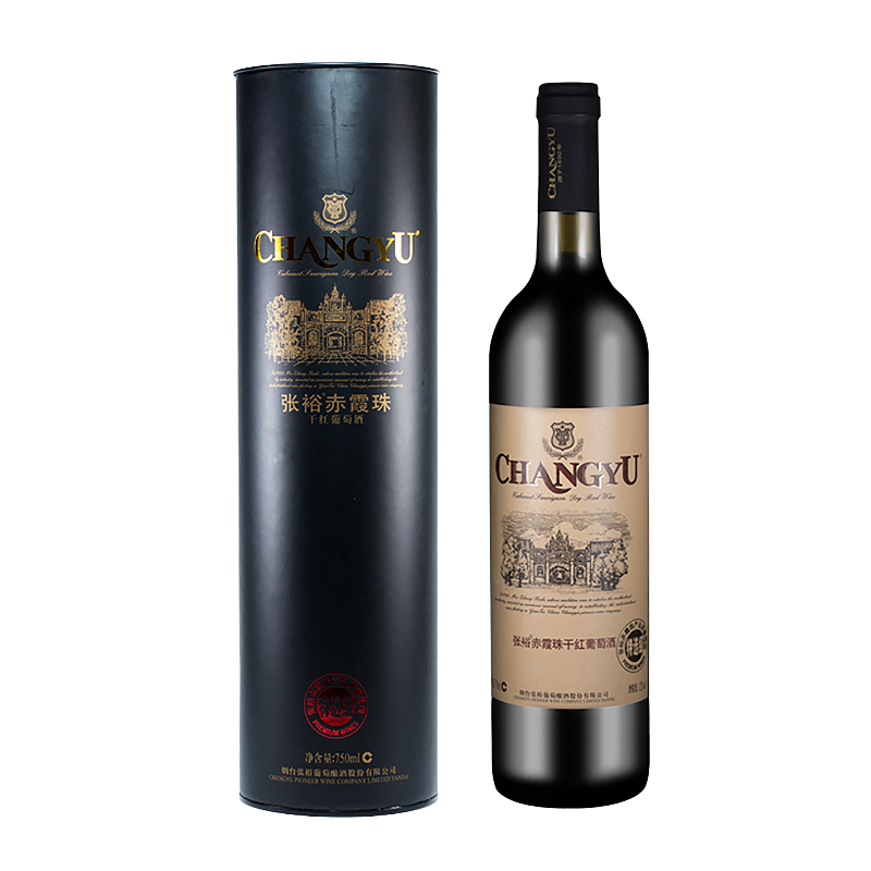 张裕特选级赤霞珠干红圆桶盒装750ml