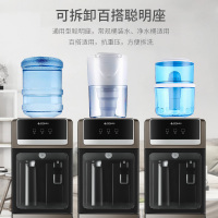 美菱(Meiling)家用饮水机温热型全新款加高立式食品级304不锈钢双开门立式饮水机MY-L108