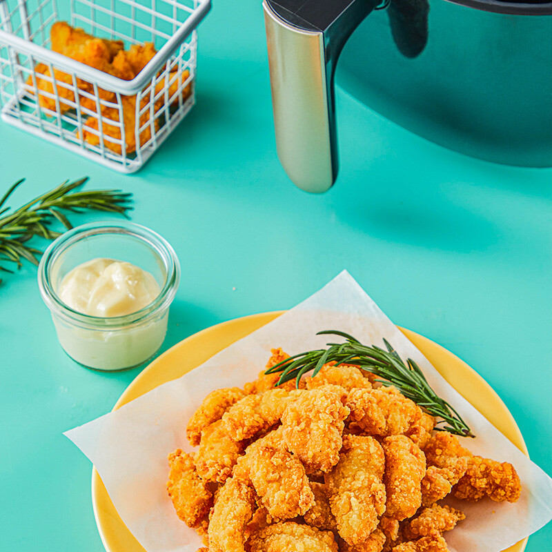 好拾味 鸡米花250g 油炸小吃 鸡胸肉半成品 裹粉调理品 油炸 烤箱 空气炸锅食材高清大图