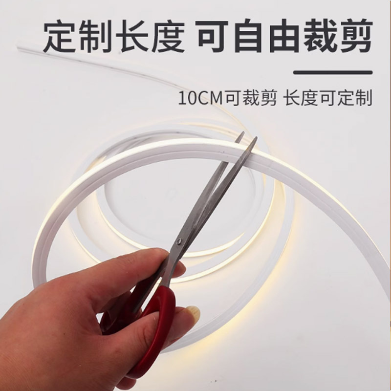 24V/220V硅胶灯带1米价 宽1cm/2cm可选