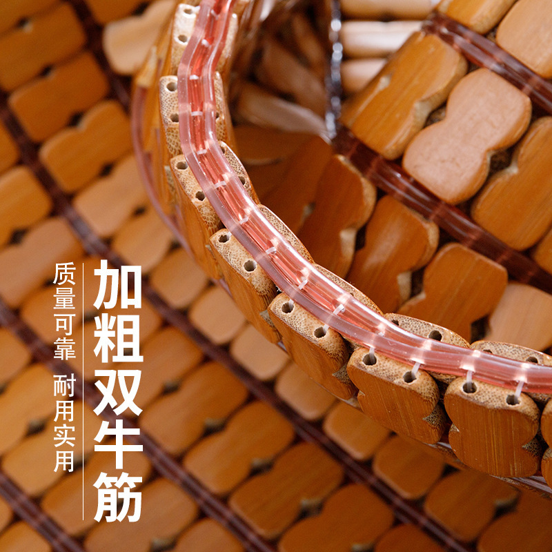 京城派 夏季麻将席沙发垫凉席沙发套罩巾套装坐垫子巾夏天麻将席沙发竹凉席垫汽车坐垫防滑沙发垫子123组合贵妃定制支持定制