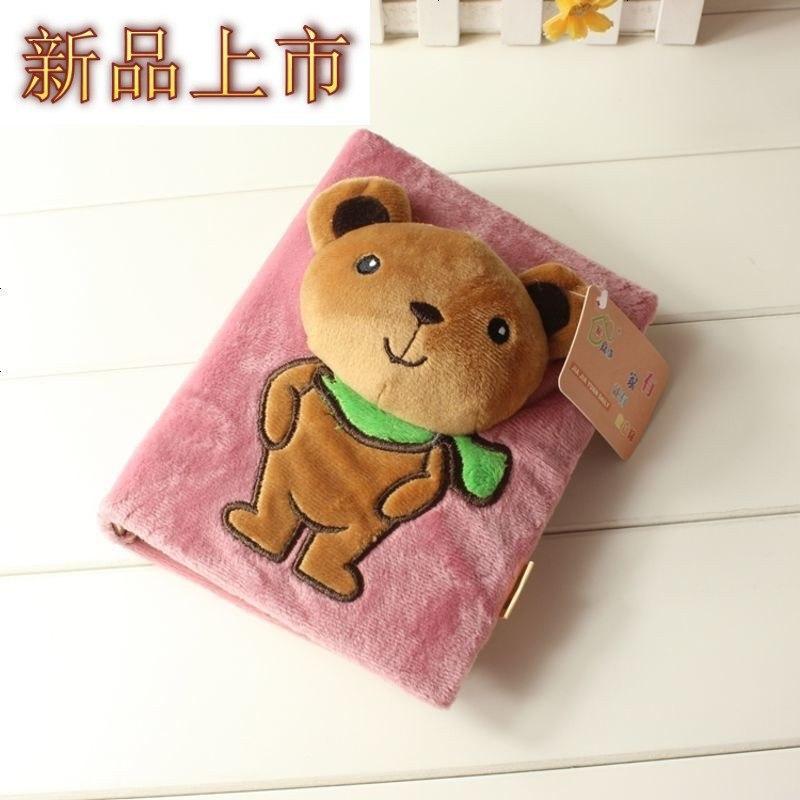 四方达毛绒卡通立体六寸插页宝宝儿童相册本6寸卡通毛绒4r影集相by147256