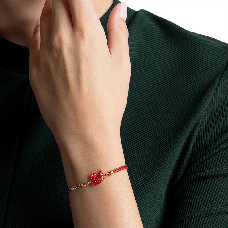 SWAROVSKI 施华洛世奇女士镀金色合金人造水晶手镯5465403