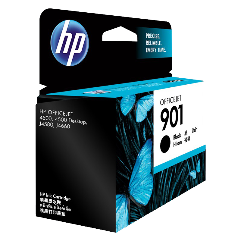 原装惠普901打印机墨盒 hp officejet 4500 J4580 J4660 901XL 黑色彩色 hp4500高清大图