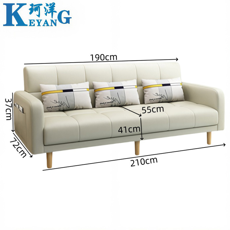 珂洋 沙发床 白色 张高清大图