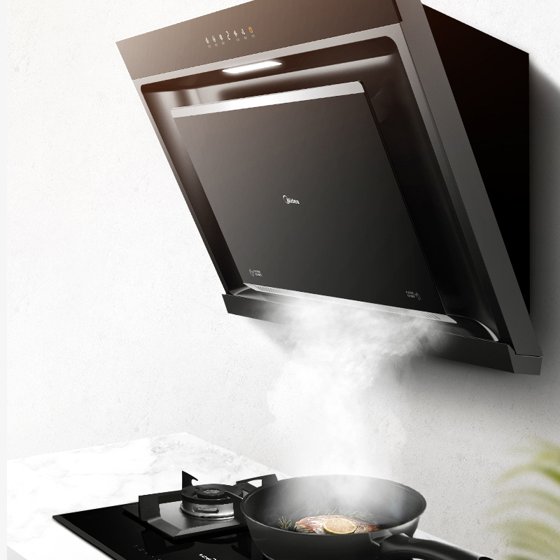 美的(Midea)抽油烟机CXW-260-J119S侧吸式抽油烟机 免动手自清洁自动洗 19爆炒大吸力