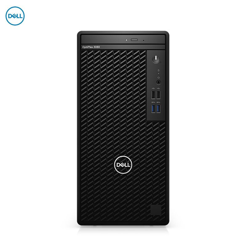 戴尔(DELL)OptiPlex3080MT 商用台式电脑主机（I3-10100 8GB 1TB 2G独显 DVD刻录 W10H）