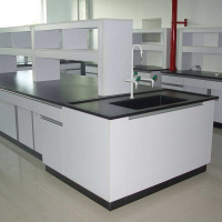 实验室工作台学生钢木实验边台全钢实验台作防腐作化验中央台 全木实验台