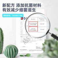 得力(deli)A588中性笔 防菌中性笔 大容量学生笔签字笔 全针管0.5mm黑12支/盒