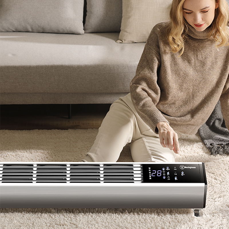 西屋westinghouse踢脚线取暖器wtht33s白色款家用电暖器电暖气速热