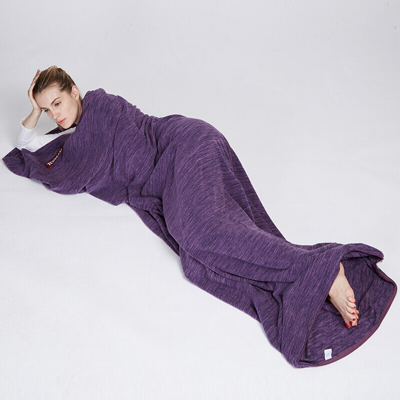 探路者睡袋户外秋冬17新款男女通用舒适柔软成人便携式旅行单人抓绒