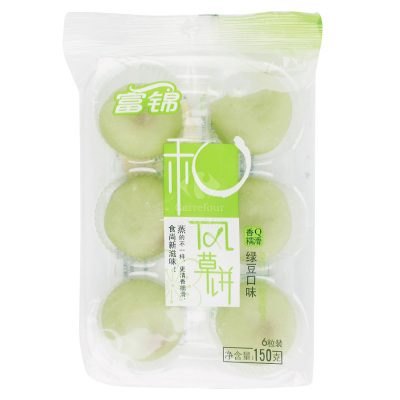 富锦 实在香和风草饼(绿豆味)150g/袋