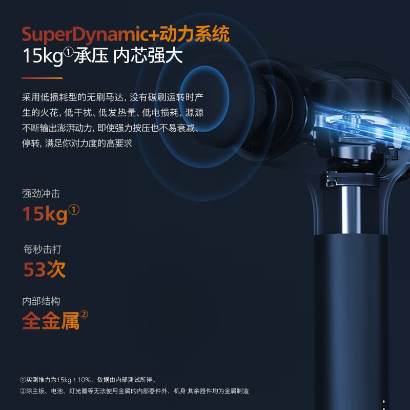飞利浦(PHILIPS)肌肉放松按摩抢运动筋膜枪5201G高清大图