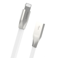品胜 Iphone配件 锌合金Apple Lightning数据充电线1M(白色)适用苹果5/6s/P/7P/8/8P