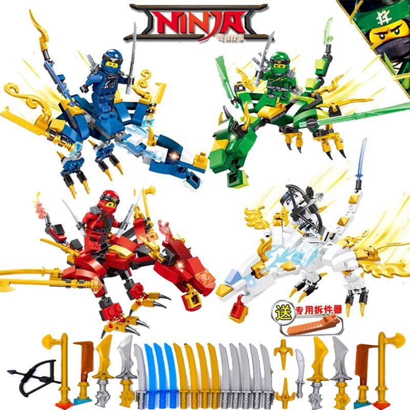 兼容2019新款幻影忍者人仔时光之刃时空双子拼装塑料兼容乐高积木玩具