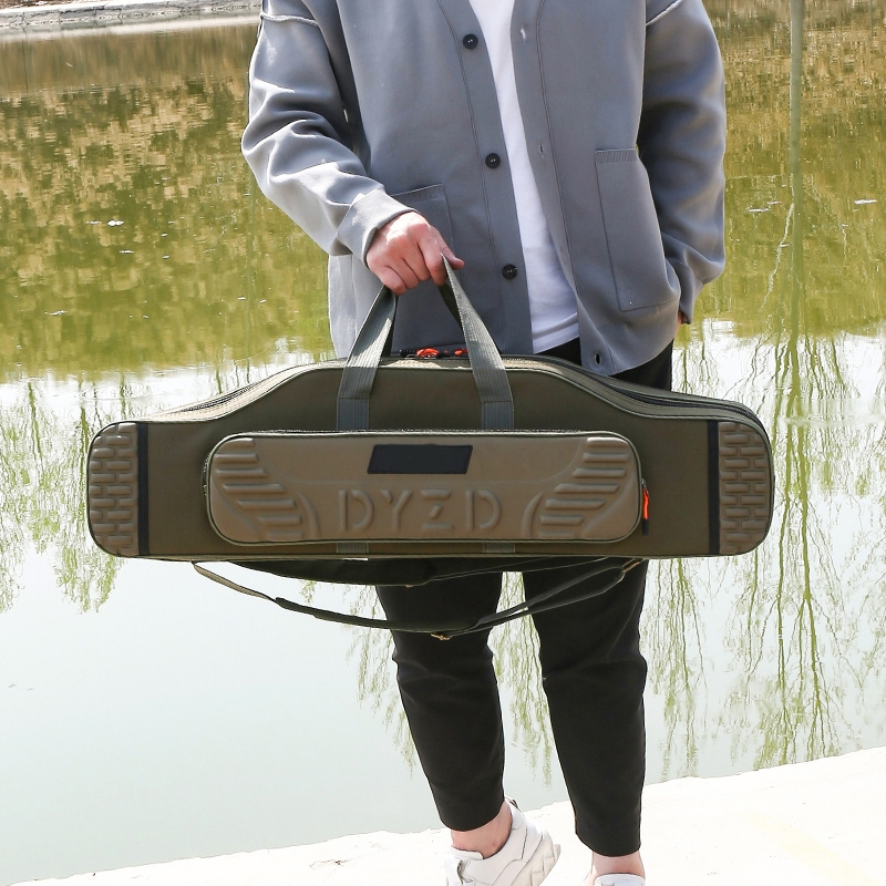 鱼竿包大肚包渔具包海竿包闪电客防水轻便型钓鱼包多功能超轻海杆包鱼