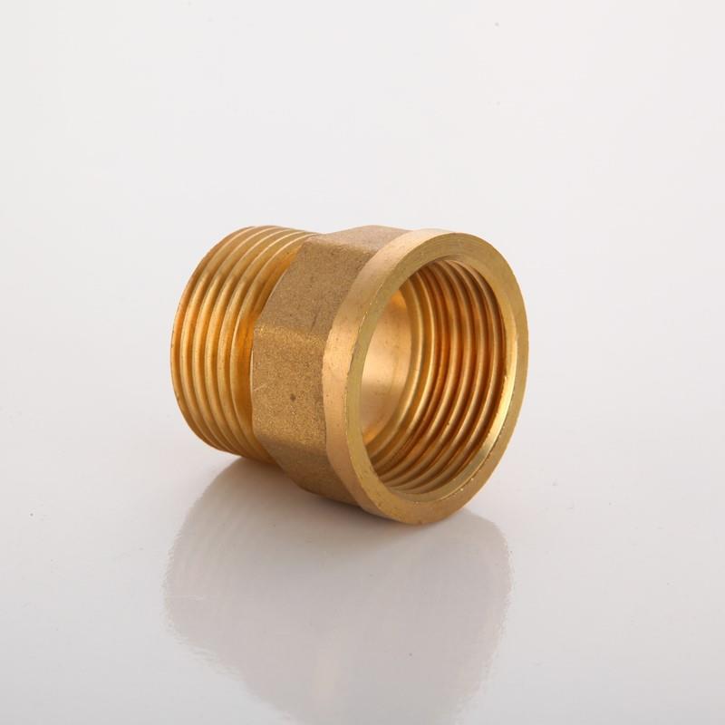 铜加厚内外丝对丝接头弹痕1寸转4分6分变径异径转换直接配件大小头1寸