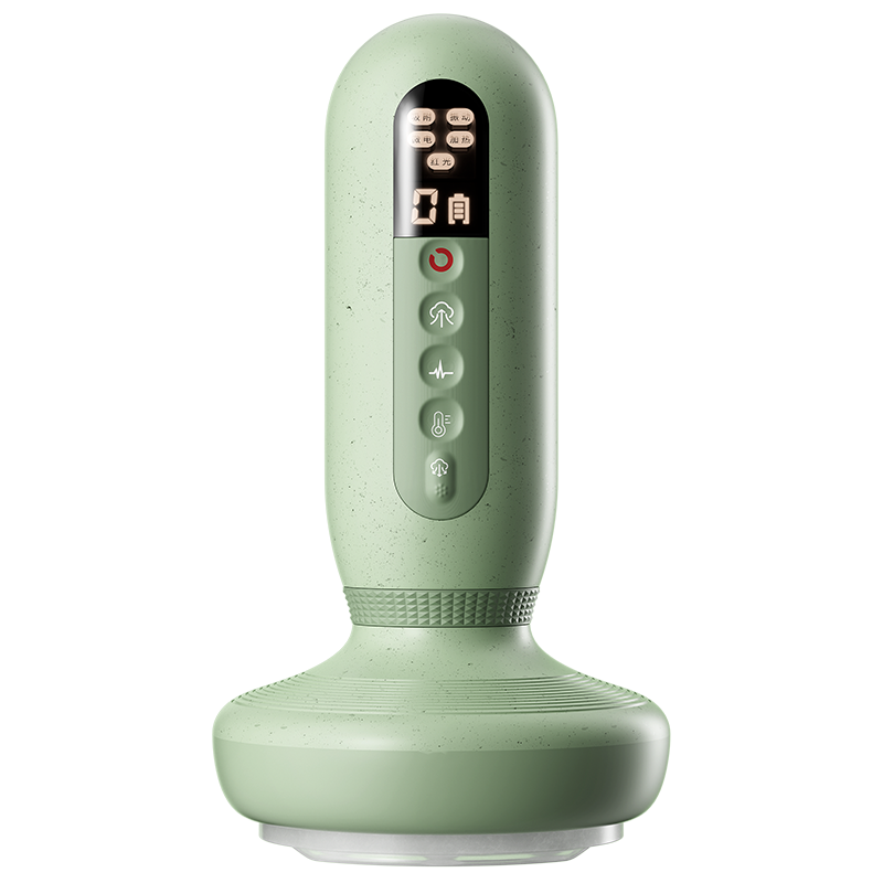 科爱元素CI193A玉石大面包按摩仪3000mAh青色