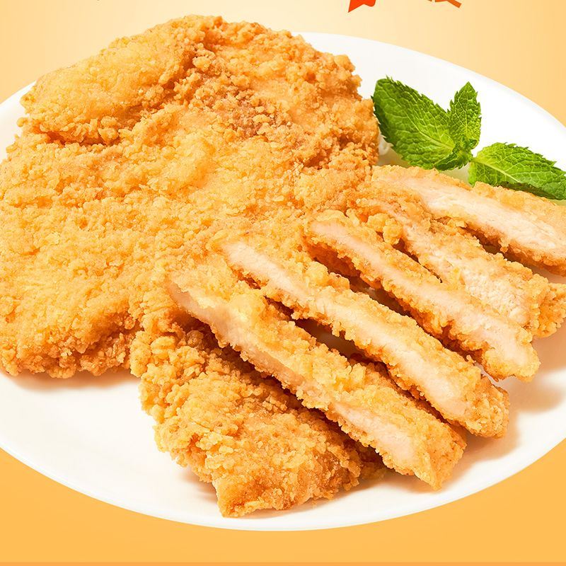 千味央厨卡兹脆鸡排外酥爆脆鲜嫩多汁速冻半成品1kg*1袋高清大图