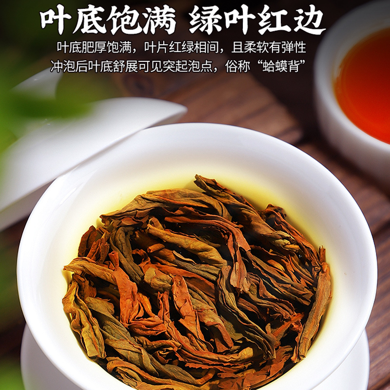 2025新茶大红袍茶叶特级武夷岩茶乌龙茶浓香型肉桂碳焙罐装500g