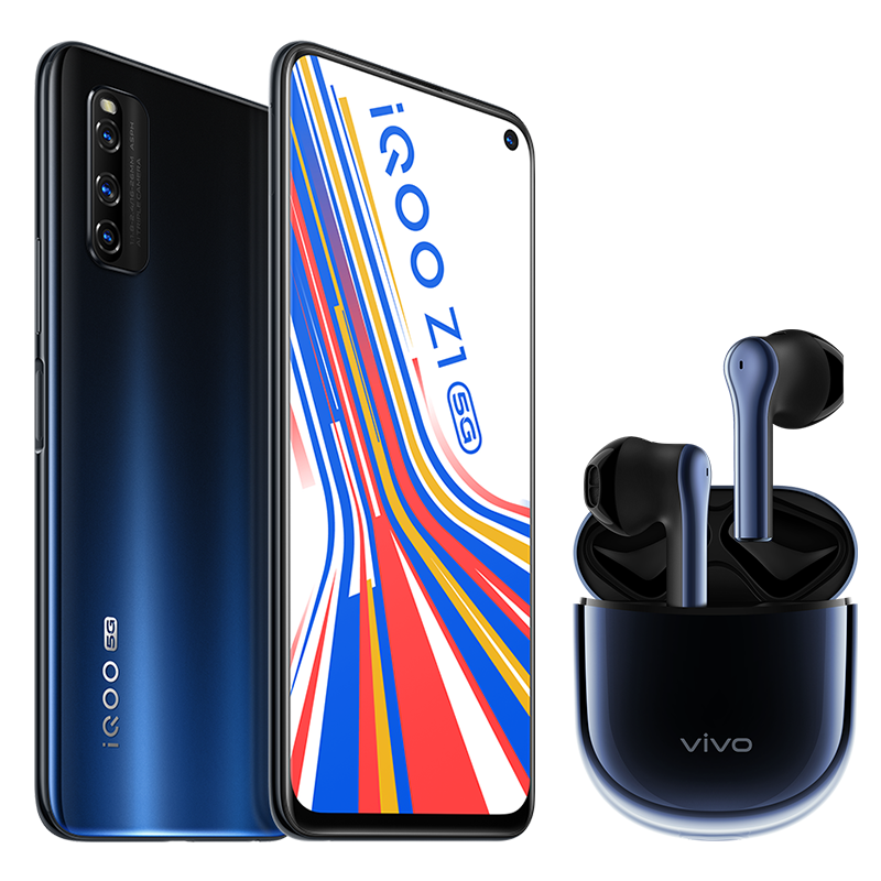 vivoiqooz1太空蓝8128gvivotwsearphone星际蓝套餐