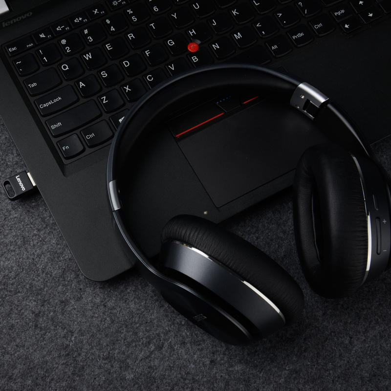联想（Lenovo）LX1812 蓝牙适配器 USB笔记本电脑台式机接收器 音频发射器 手机耳机蓝牙音响4.0黑色