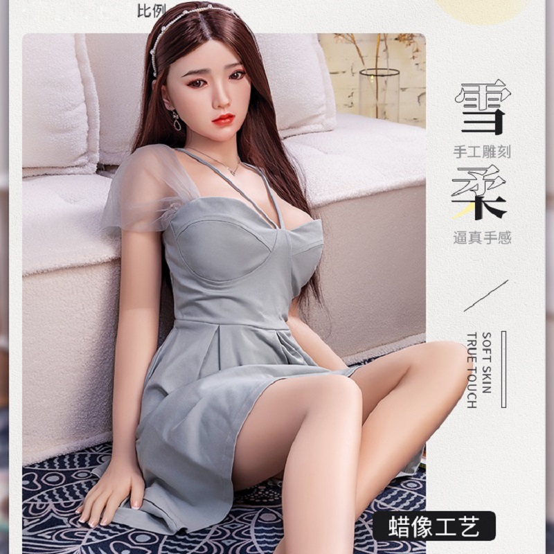 全身实体硅胶真人版娃娃女可插入炮架实体娃娃带头胸带腿阴臀倒模名器性玩偶谜姬男用自慰器情趣男性系列成人用品 非充气娃娃高清大图