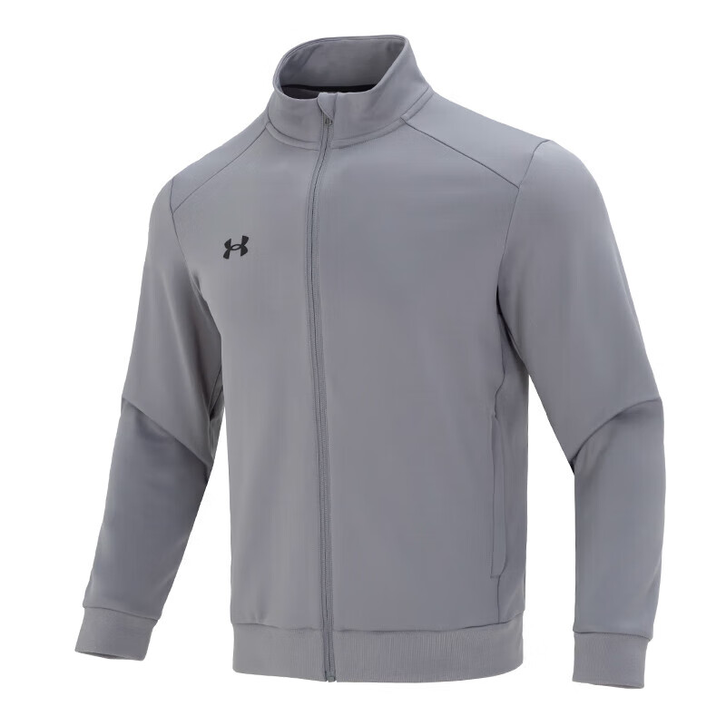 安德玛(Under Armour)夹克男装新款简约百搭立领型格休闲运动夹克外套23600305-014 ZP高清大图