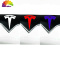 舒适主义特斯拉 tesla model x s反光车标贴膜装饰车贴轮毂把手改装配件 MODELS一代反光白色全套