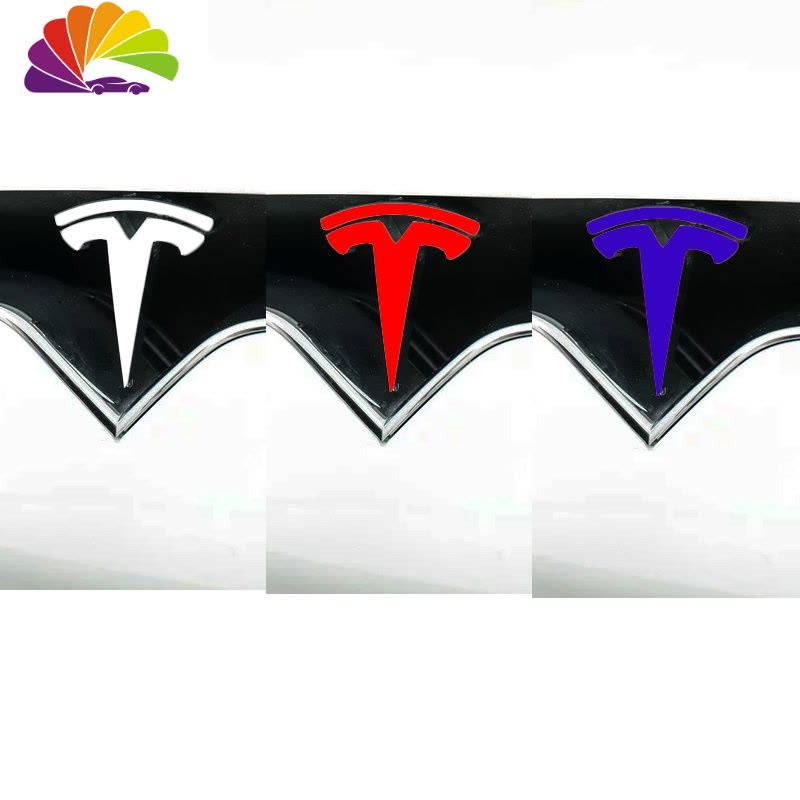 舒适主义特斯拉 tesla model x s反光车标贴膜装饰车贴轮毂把手改装配件 MODELS一代反光白色全套图片
