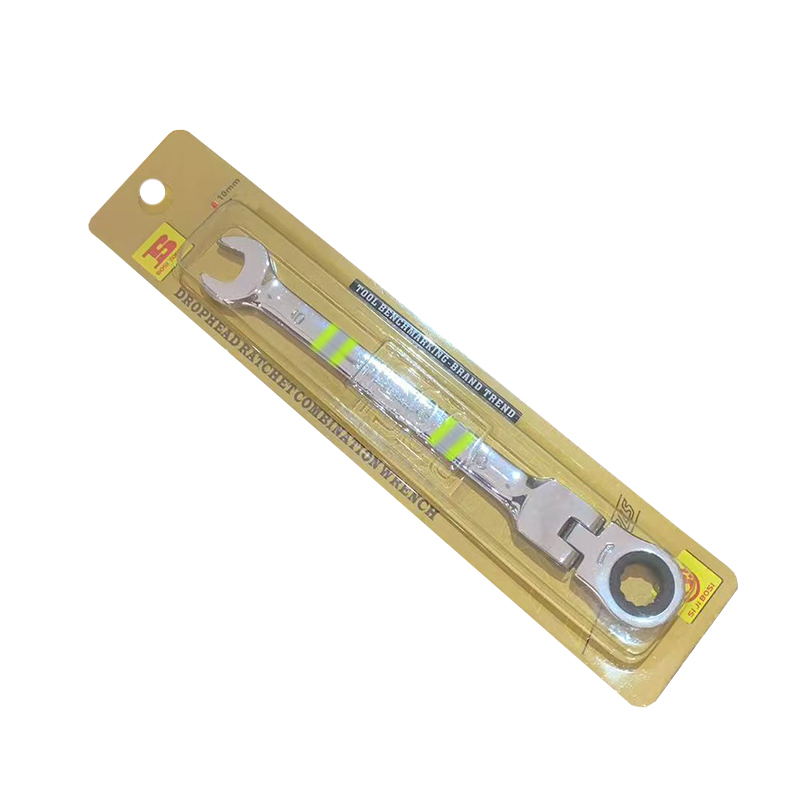波斯(BOSI) 荧光系列活动头棘轮两用扳手 10mm 把高清大图